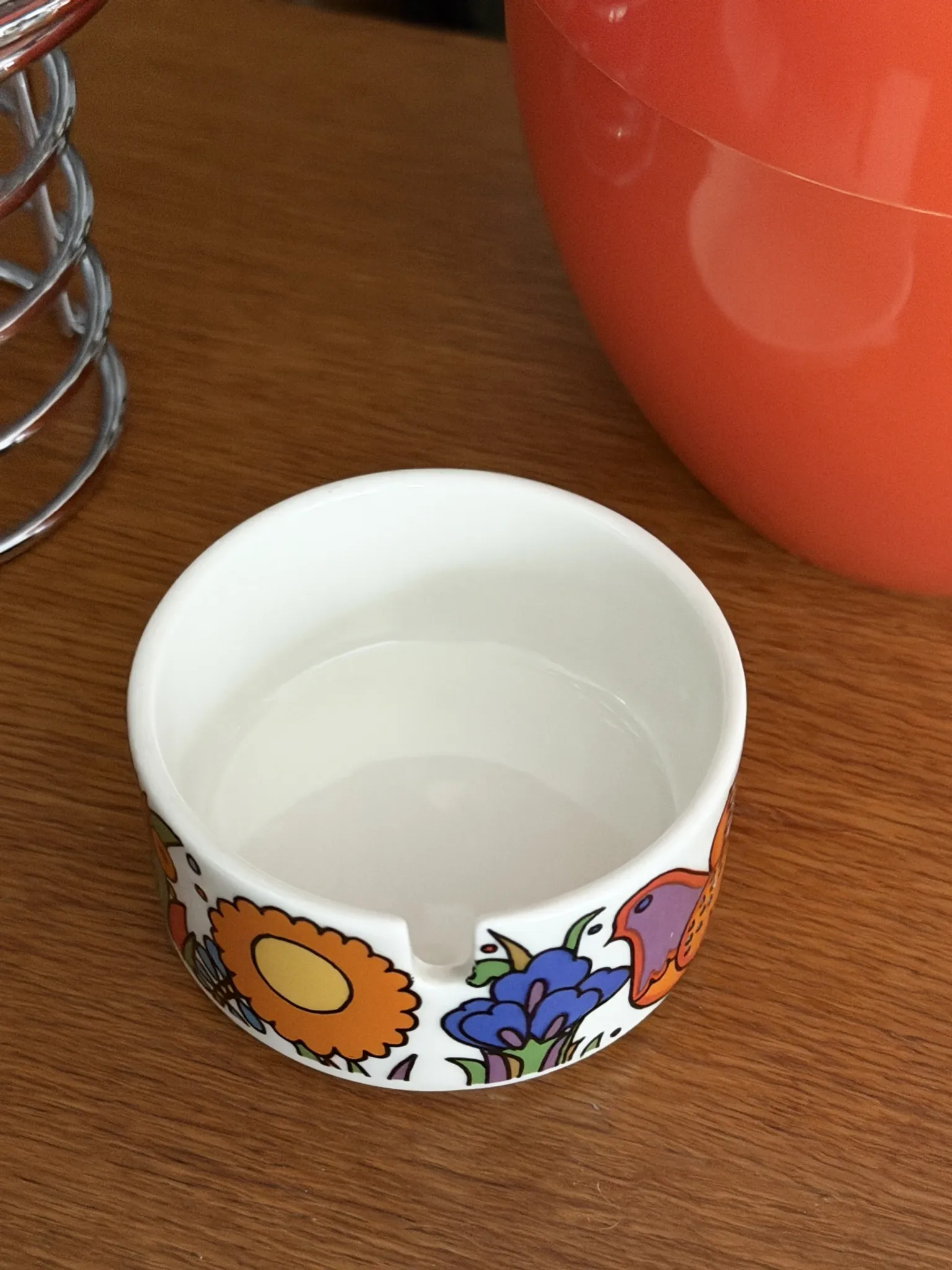 Vintage ceramic ashtray with "Acapulco" pattern – Villeroy & Boch