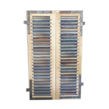 Double louvered shutter