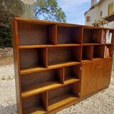 Scandinavian open bookcase vintage 1950s open bookcase