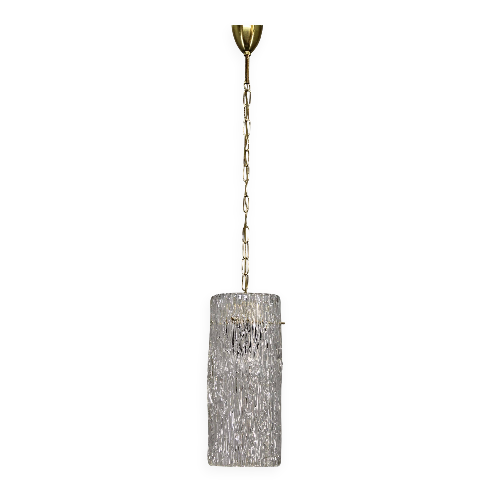 Swedish glass pendant light by Carl Fagerlund for Orrefors, 1960s