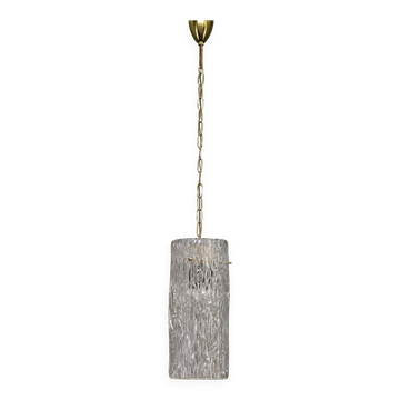 Suspension en verre suédoise de Carl Fagerlund pour Orrefors, années 1960
