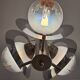 Vintage Mazzega chandelier in Murano glass, designer pendant light