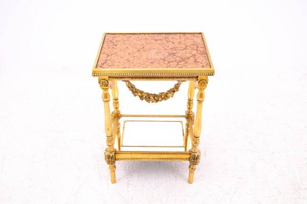 Antique table from around 1900, France.