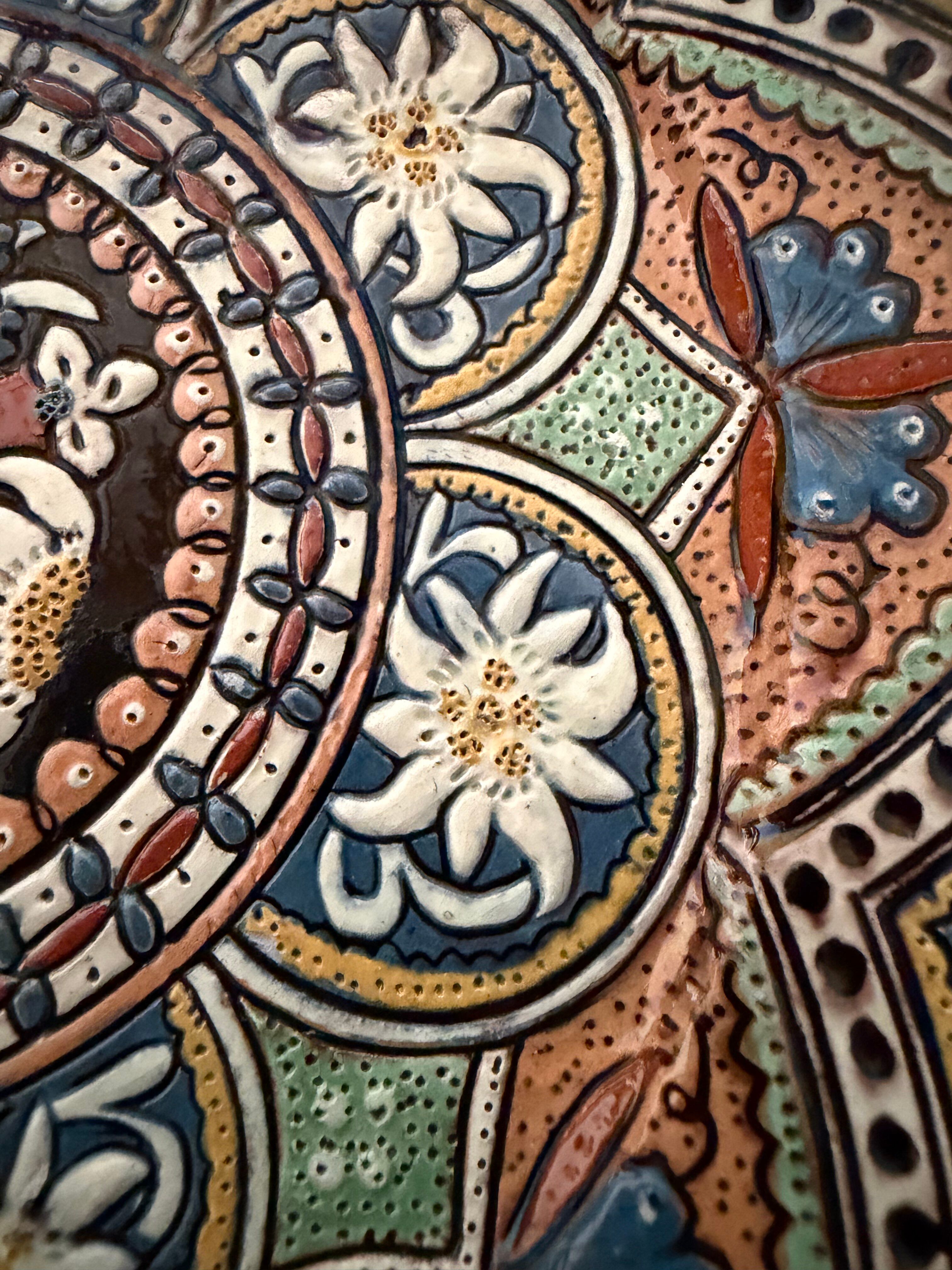 Majolica plate Thoune
