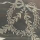 Set of 6 engraved crystal champagne glasses, lot no. 2