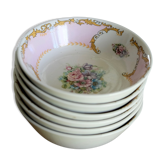 Set of 6 bowls / cups in Italian porcelain