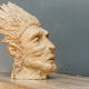 Terracotta Indian mask