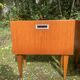 Pair of Scandinavian teak bedside tables from the 60s-70s.