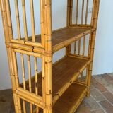 Large rattan shelf