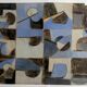 Heide lindecke, untitled, circa 1960-70. mixed media in colors on p
