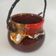 Valauris ceramic cauldron signed