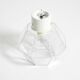 Beautiful 1970s Limburg glass ceiling lamp in octagon shape