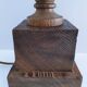 XL turned solid wood lamp base H.45.5 cm