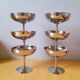 L'étang Remy stainless steel ice cream/dessert cups.
