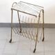 Vintage magazine rack side table 1950