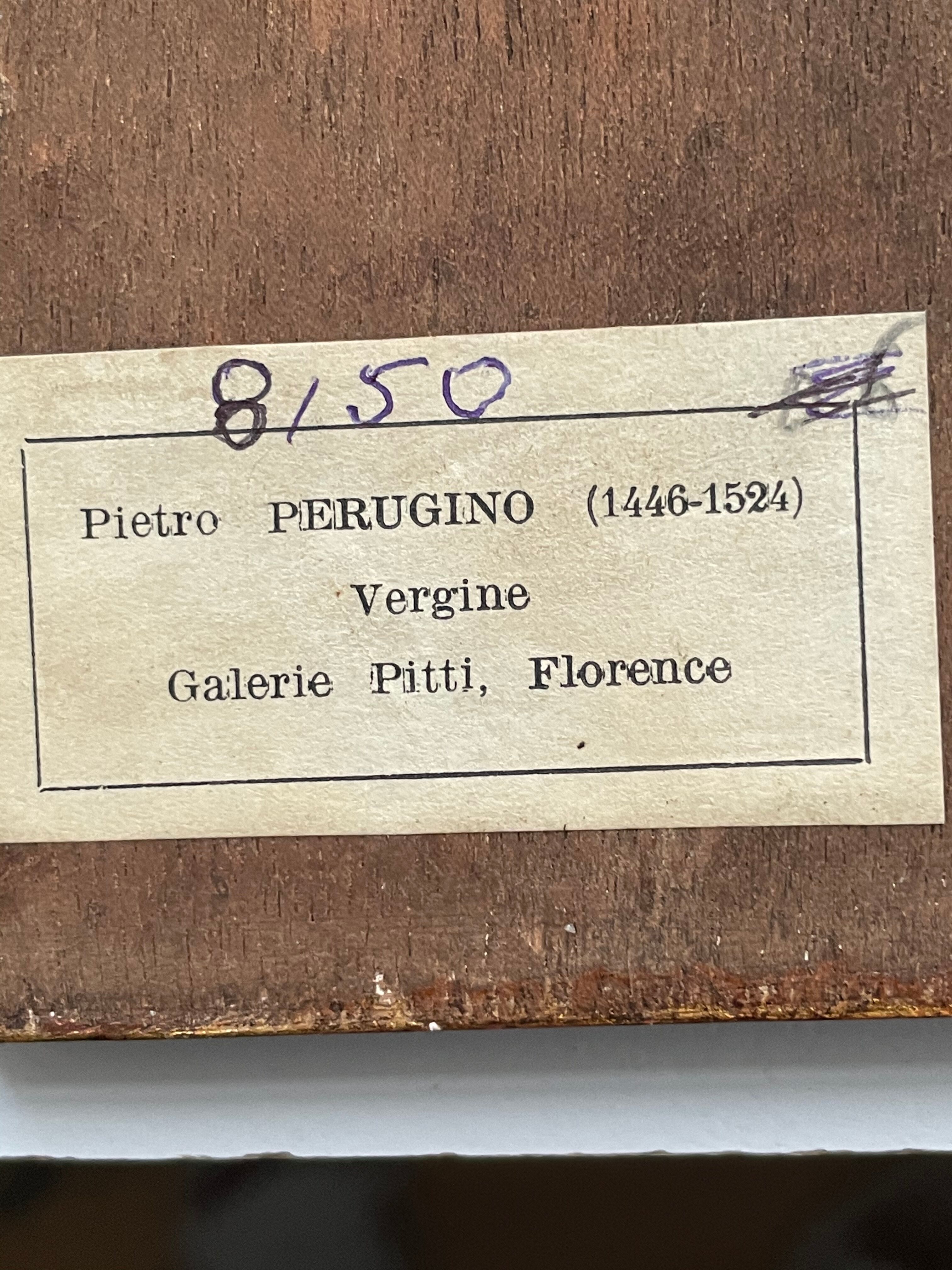 Painting old florentine wooden painting