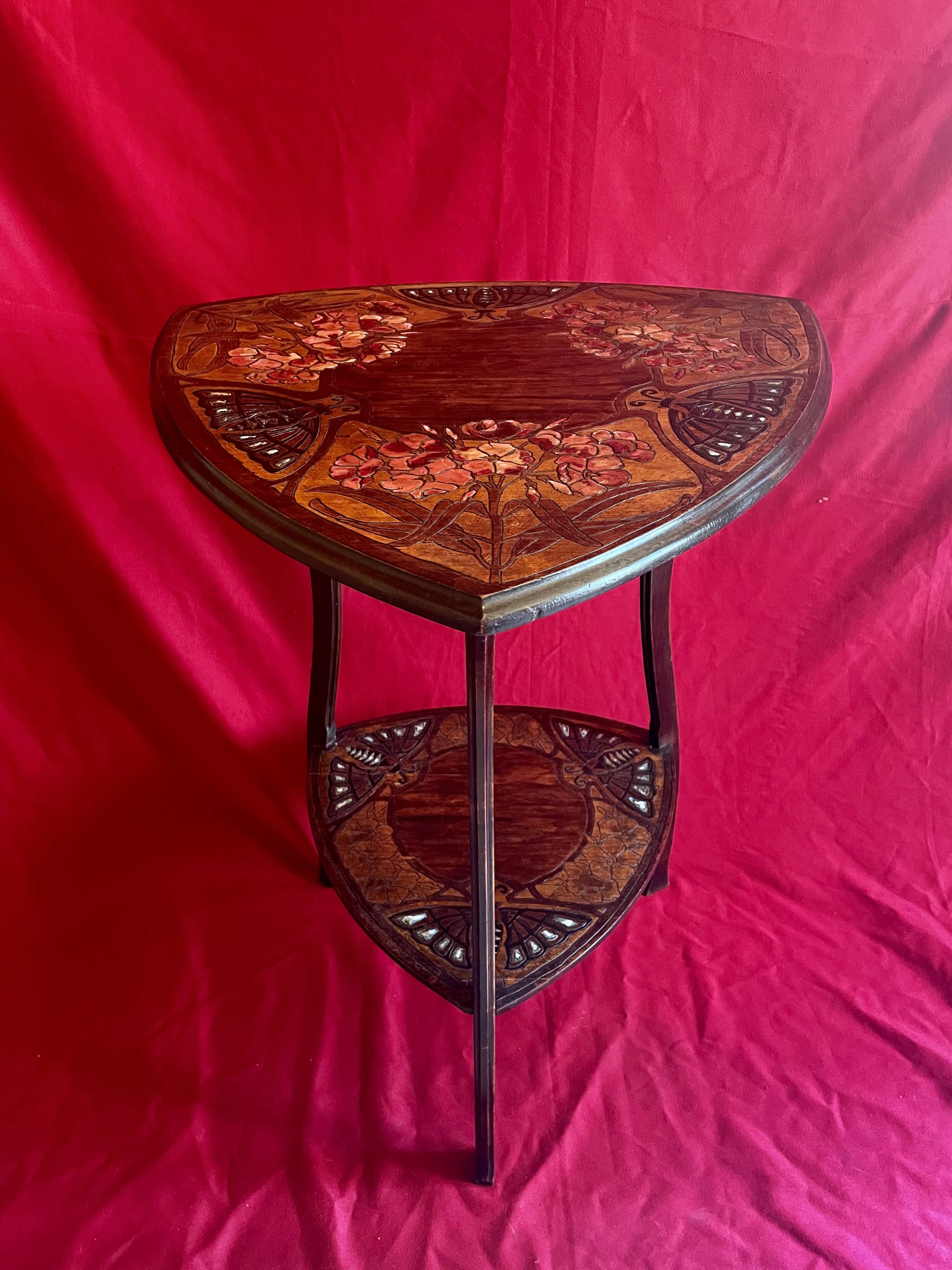Art Nouveau pedestal table/side table, 1930s