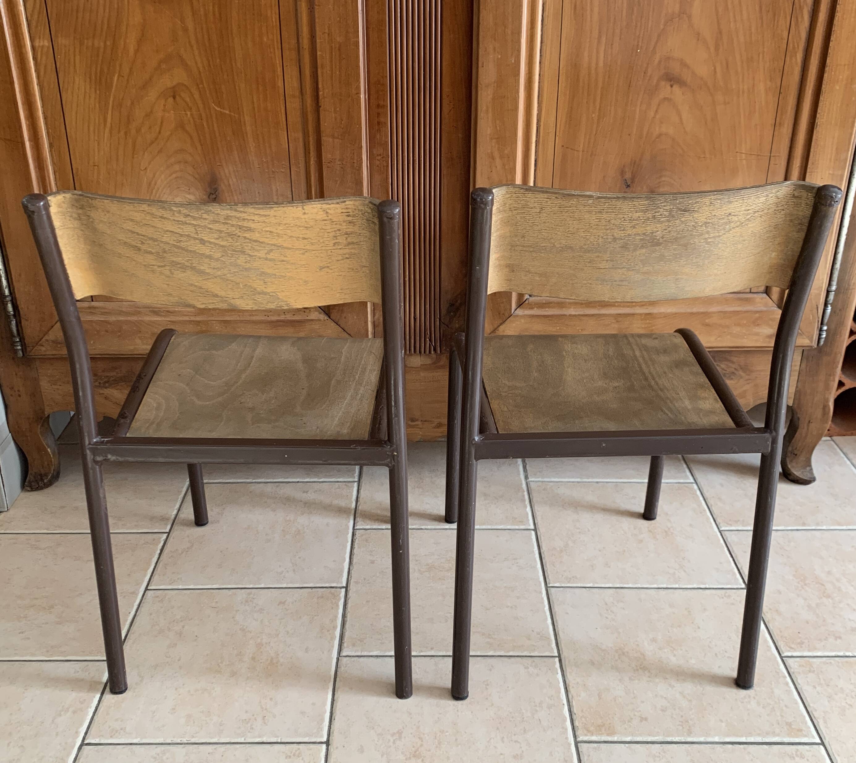 Vintage school chairs