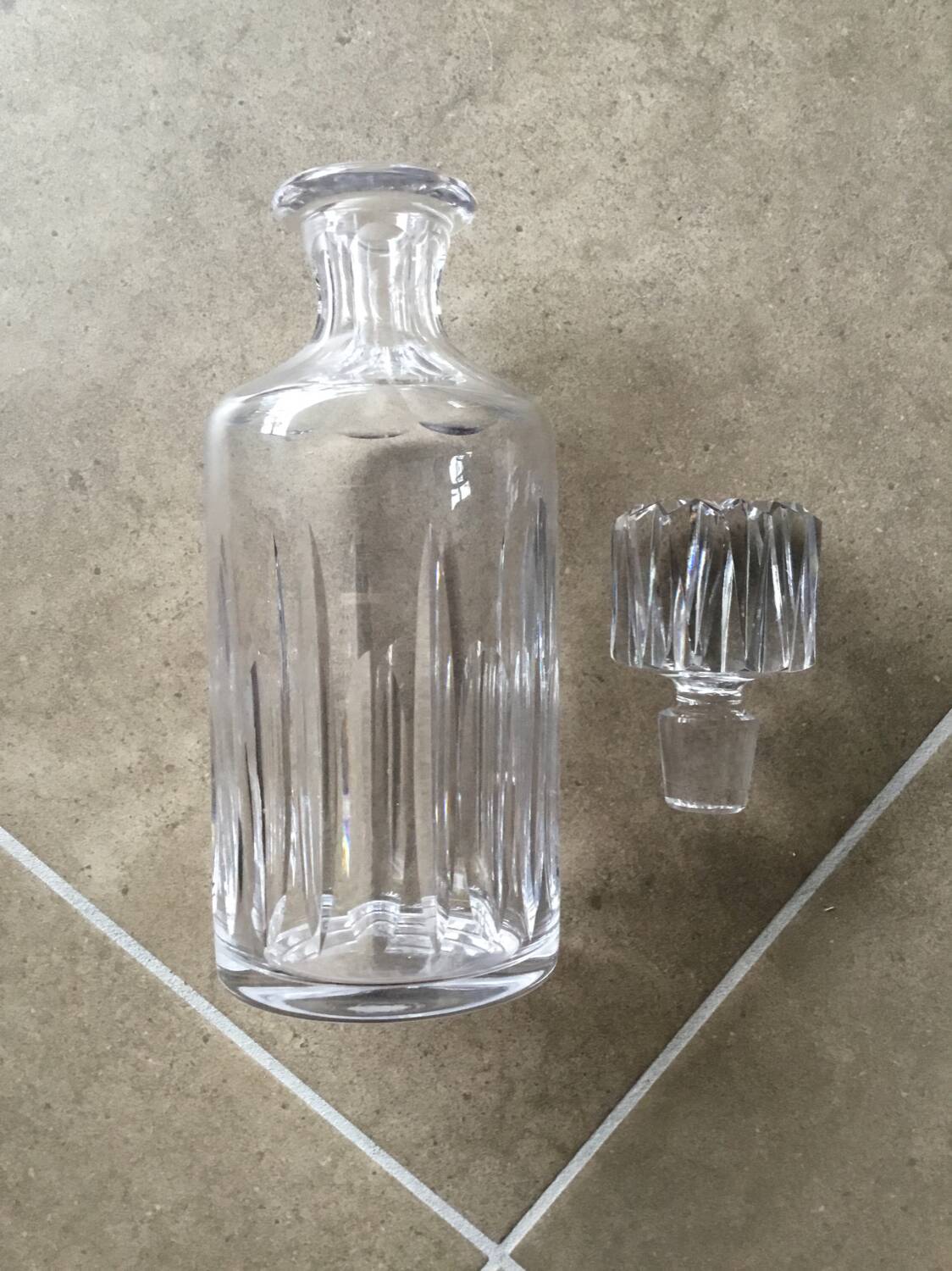 Lorraine crystal carafe
