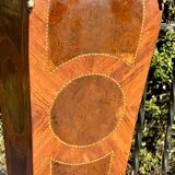 Pair of sleeves or columns in marquetry in the Louis XV style.