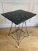 Table basse vintage porte-revues – Table vinyles vintage - Décor d'oiseaux