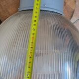 Pair of vintage industrial style pendant lights