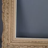 Frame Montparnasse old carved wood 74x65 foliage 55.7x46.7 cm SB