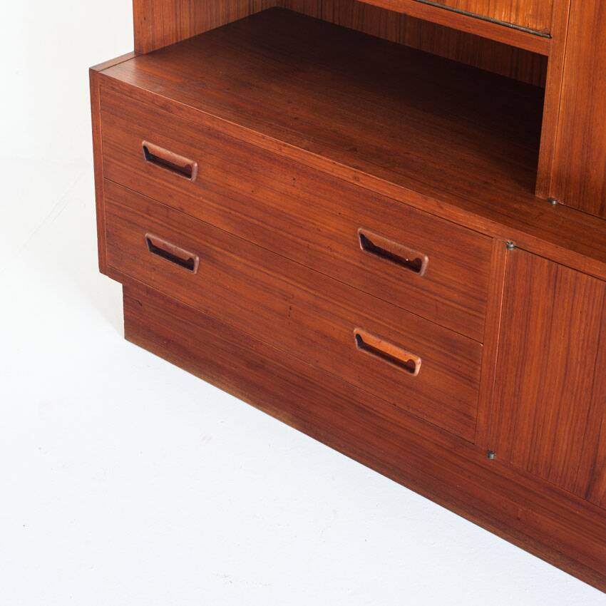 Scandinavian style teak sideboard. Vintage. France, 1960s