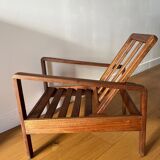 Vintage wooden armchair for children 1960