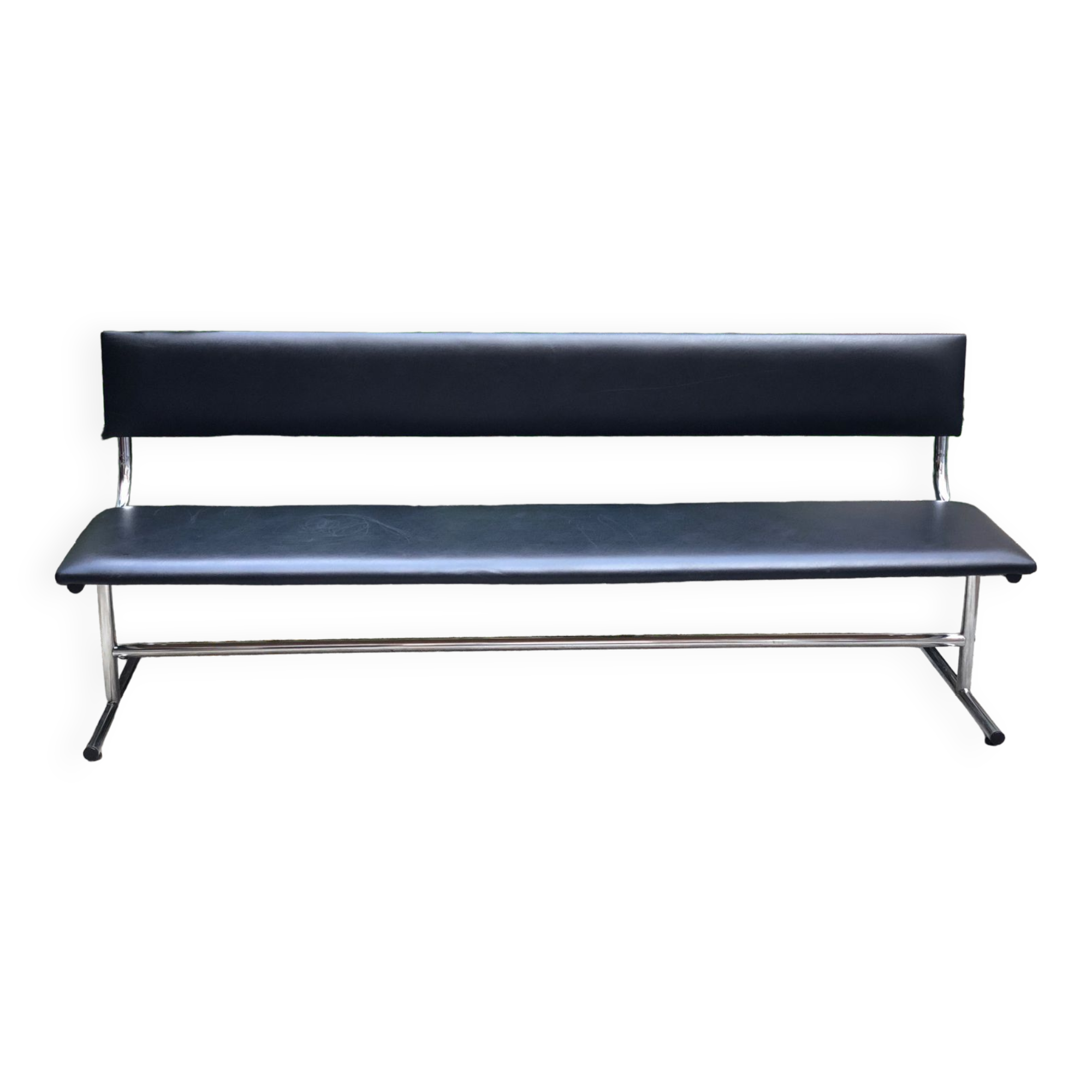 Tubular steel bench
