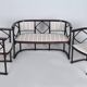 Art Nouveau Seating Set in Beech from J.F.M. Hoffmann, Austria, 1910s, Set of 3