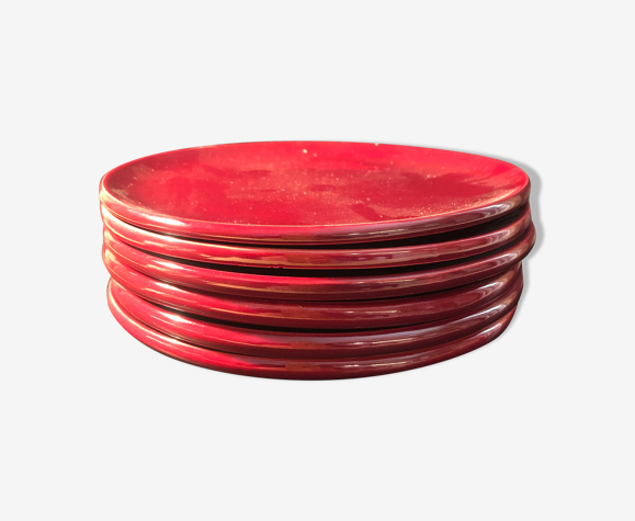 6 assiettes à dessert