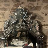 Venetian mirror 19th / 20th century Height 91 x 48.5 x 4 cm