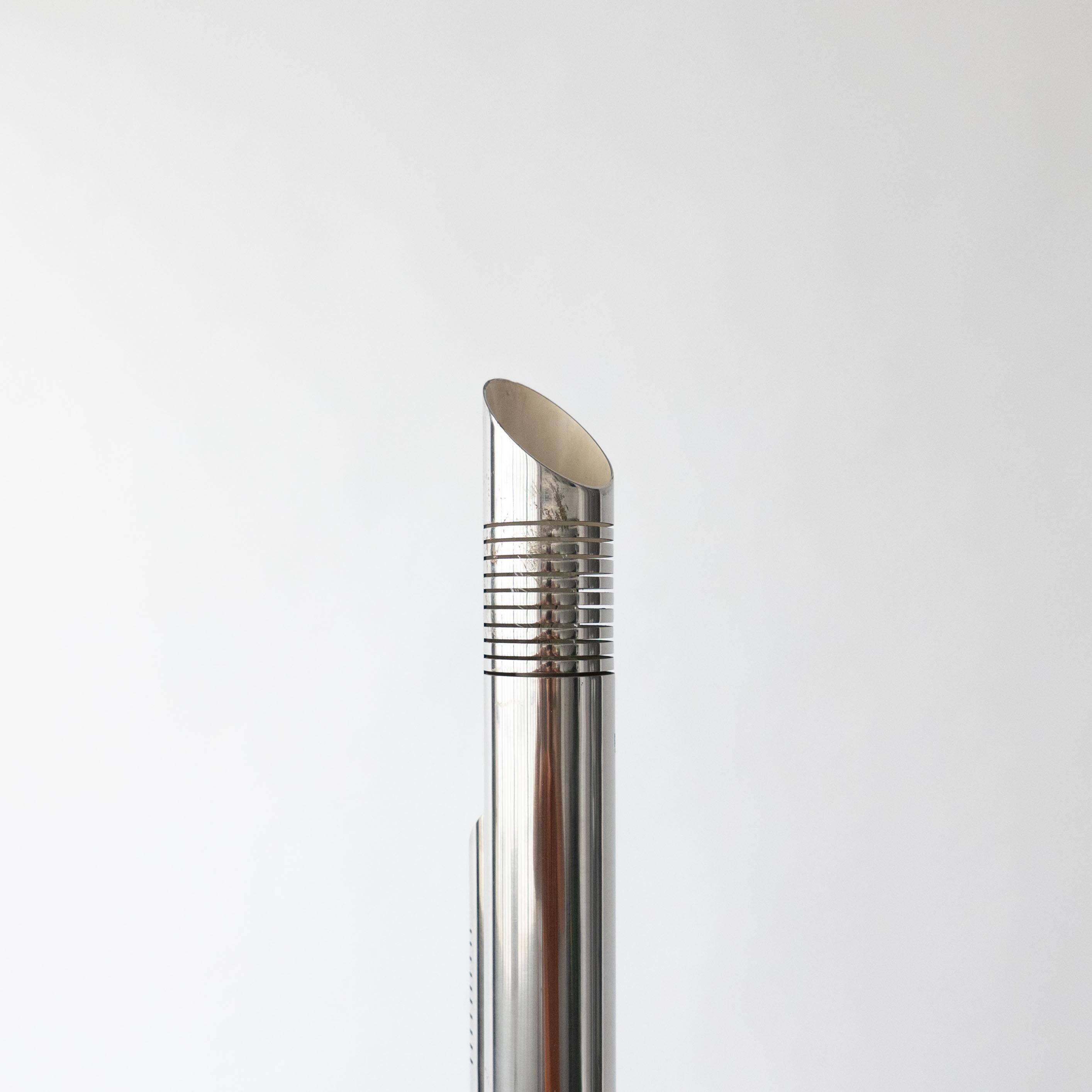 Lampadaire chromé par Goffredo Reggiani