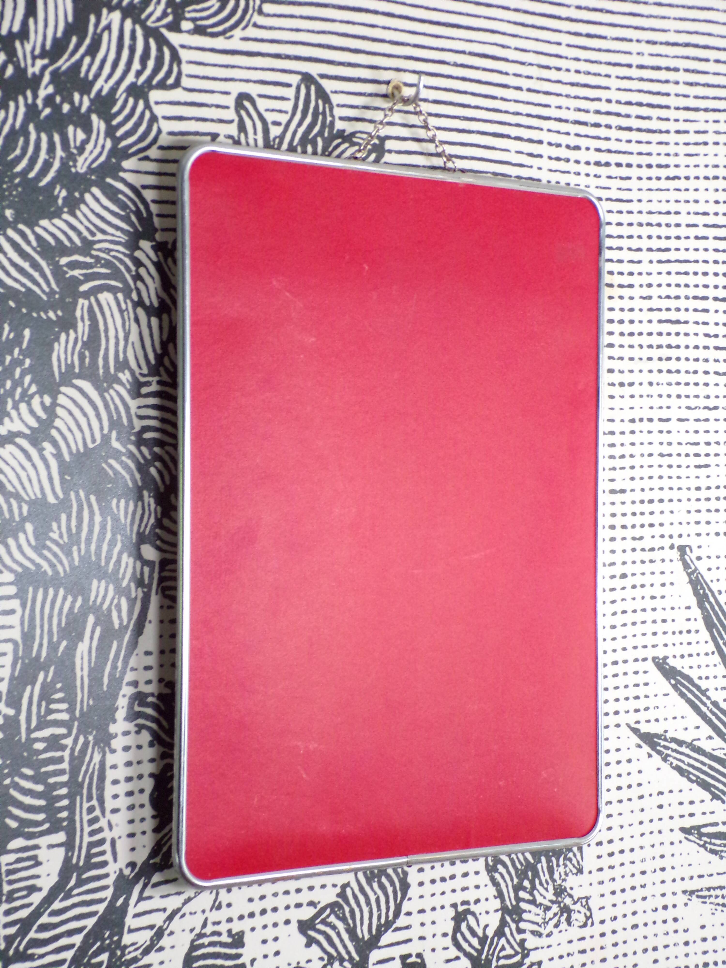 Wall-mounted barber mirror 29X40cm