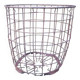 Corbeille panier h58 d59cm industrielle en fer