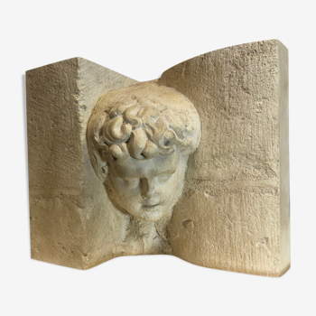 Statue bust roman man