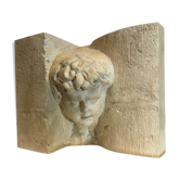 Statue bust roman man