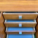 Italian sideboard 60s chrome handles