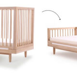 Scalable solid oak bed