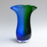Murano Italy 1960's two-coloured vase