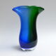 Murano Italy 1960's two-coloured vase
