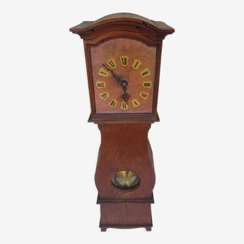 Horloge en bois avec balancier, fonctionnement à pile