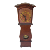 Horloge en bois avec balancier, fonctionnement à pile