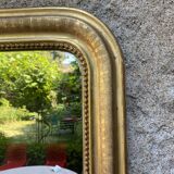 Gilded Louis-Philippe mirror 76 x 55 cm