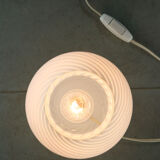 Lampe de table vintage small Murano mushroom swirl 70s