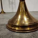 Pair of brass Sciolari floor lamps, 1970s