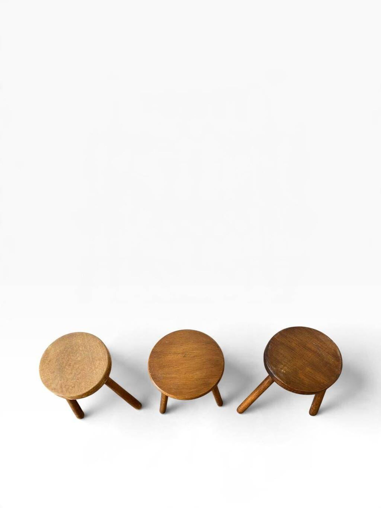 Mini table d'appoint ronde vintage / table pour plantes / tabouret