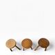 Vintage round side table / plant table / stool