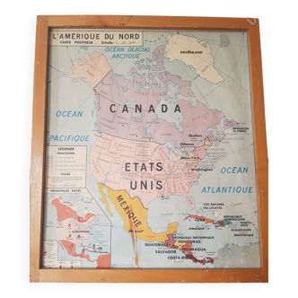 Carte scolaire Etats Unis URSS